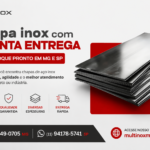 Chapa Inox com Pronta Entrega: Qualidade, Agilidade e Confiança para o Seu Projeto Imagem chapa inox