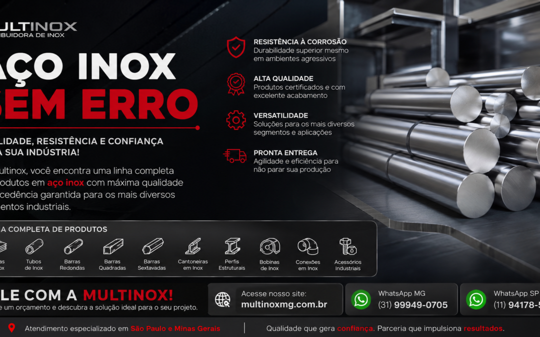 Aço Inox Sem Erro: quando qualidade não é uma opção, é uma obrigação