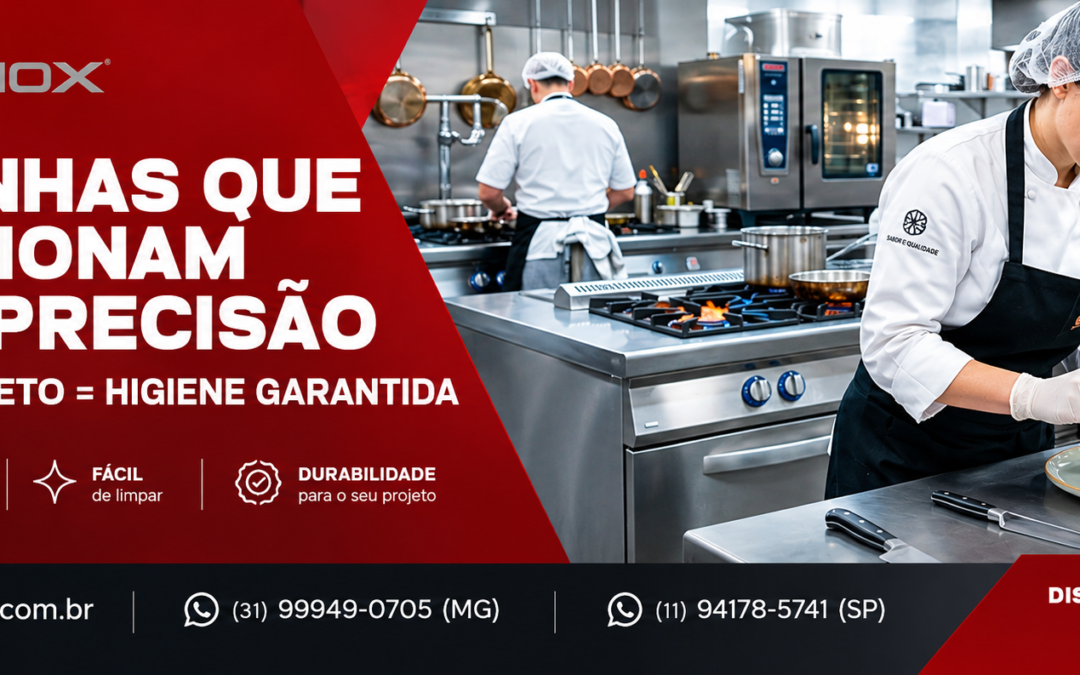 Aço Inox para Cozinhas Industriais: Qualidade e Higiene | Multinox