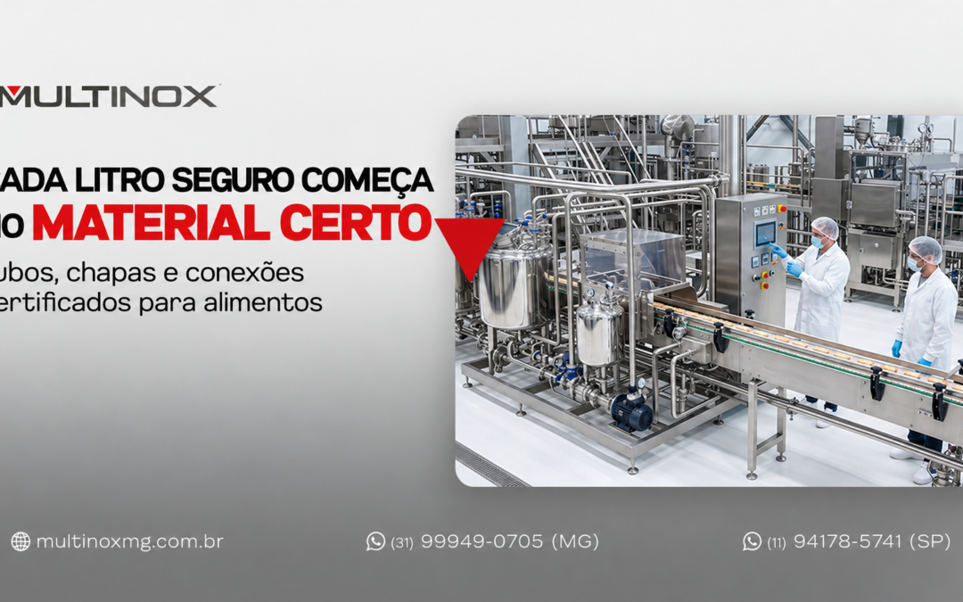 Aço Inox para Indústria Alimentícia | Multinox